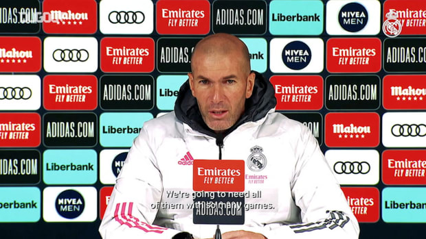 Zinedine Zidane: 'We want to improve'